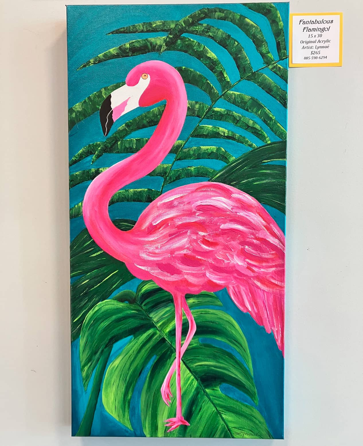 flamingo art